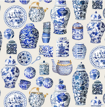 Load image into Gallery viewer, Blue Porcelain Apron
