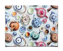 Load image into Gallery viewer, Blue Porcelain Placemat (Double-Sided)
