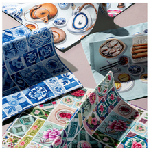 Load image into Gallery viewer, Blue Porcelain Placemat (Double-Sided)
