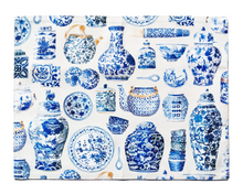 Load image into Gallery viewer, Blue Porcelain Placemat (Double-Sided)
