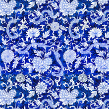Load image into Gallery viewer, Blue Dragon &amp; White Dragon Table Runner (Double-Sided)
