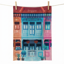 Load image into Gallery viewer, Shophouses Tea Towel
