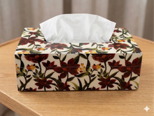 Load image into Gallery viewer, Botanical Print MDF Tissue Boxes
