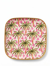 Load image into Gallery viewer, Pink Palm Tapas Plate
