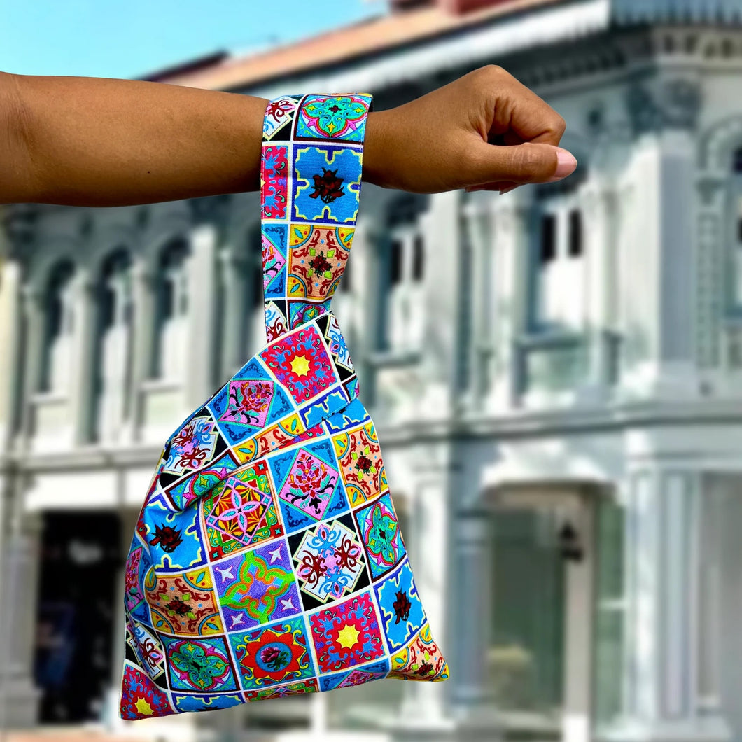 Heritage Tiles Japanese Knot Bag