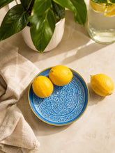 Load image into Gallery viewer, Blue Enamel Small Tray
