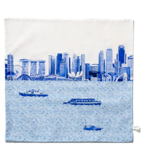 Load image into Gallery viewer, Singapore Skyline Cushion cover
