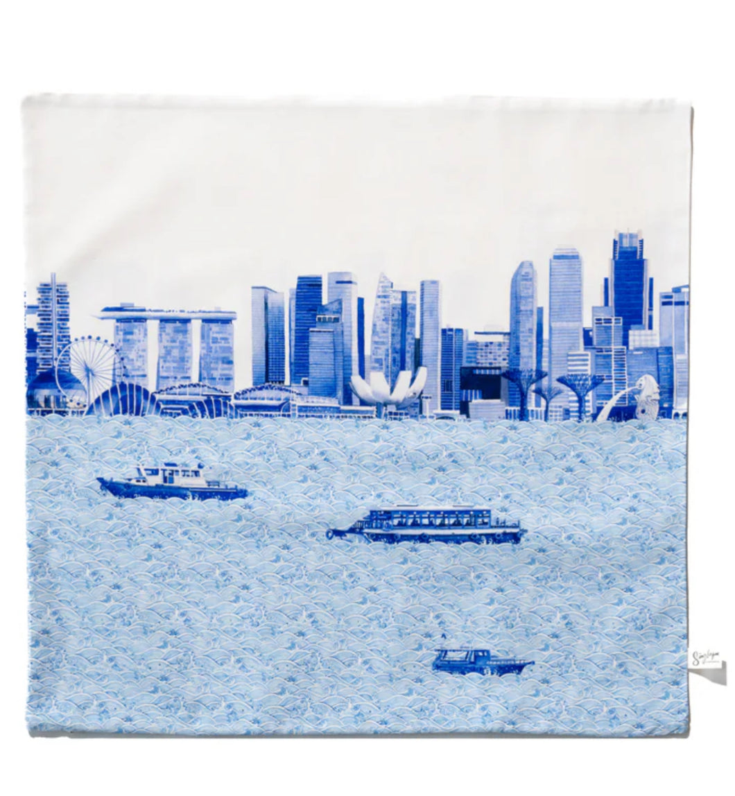 Cushion cover -Singapore Skyline