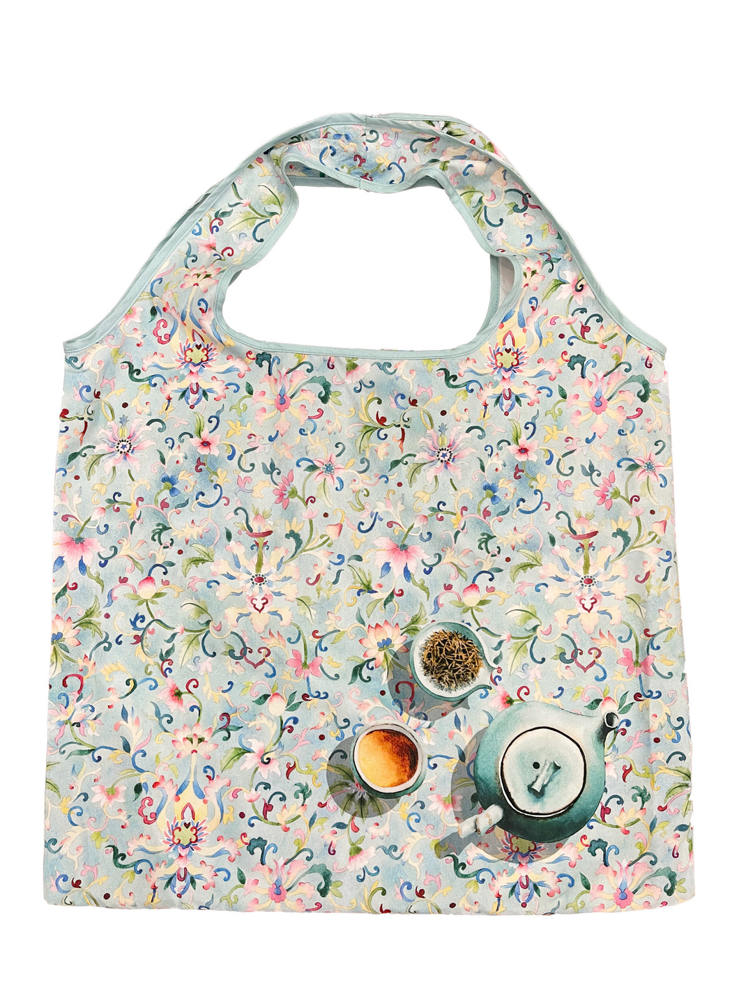 Chinese Floral Shopping Bag
