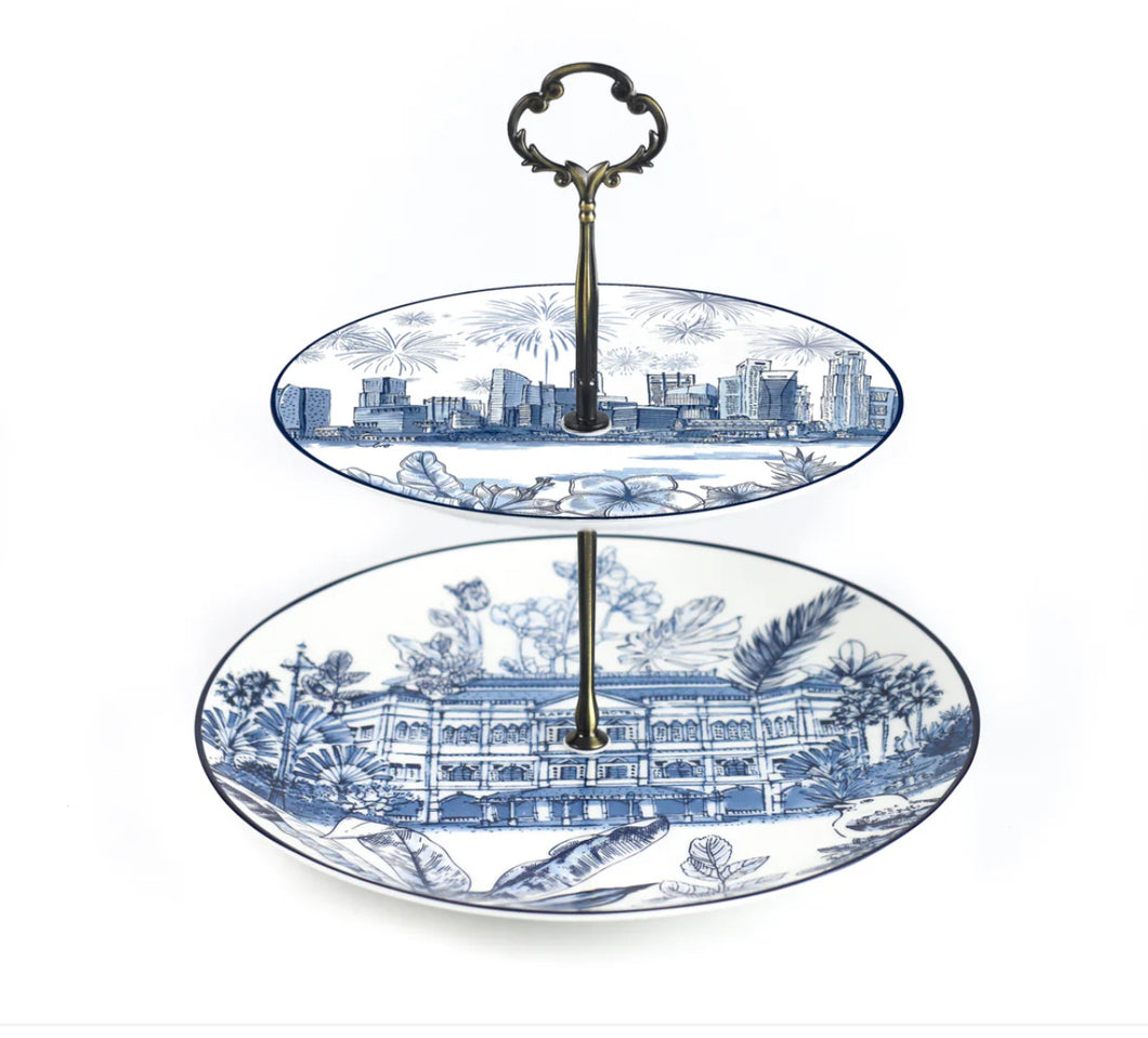 Singapore Themed Cake Stand