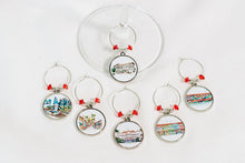 Load image into Gallery viewer, Set of 6: Singapore Wine Charms
