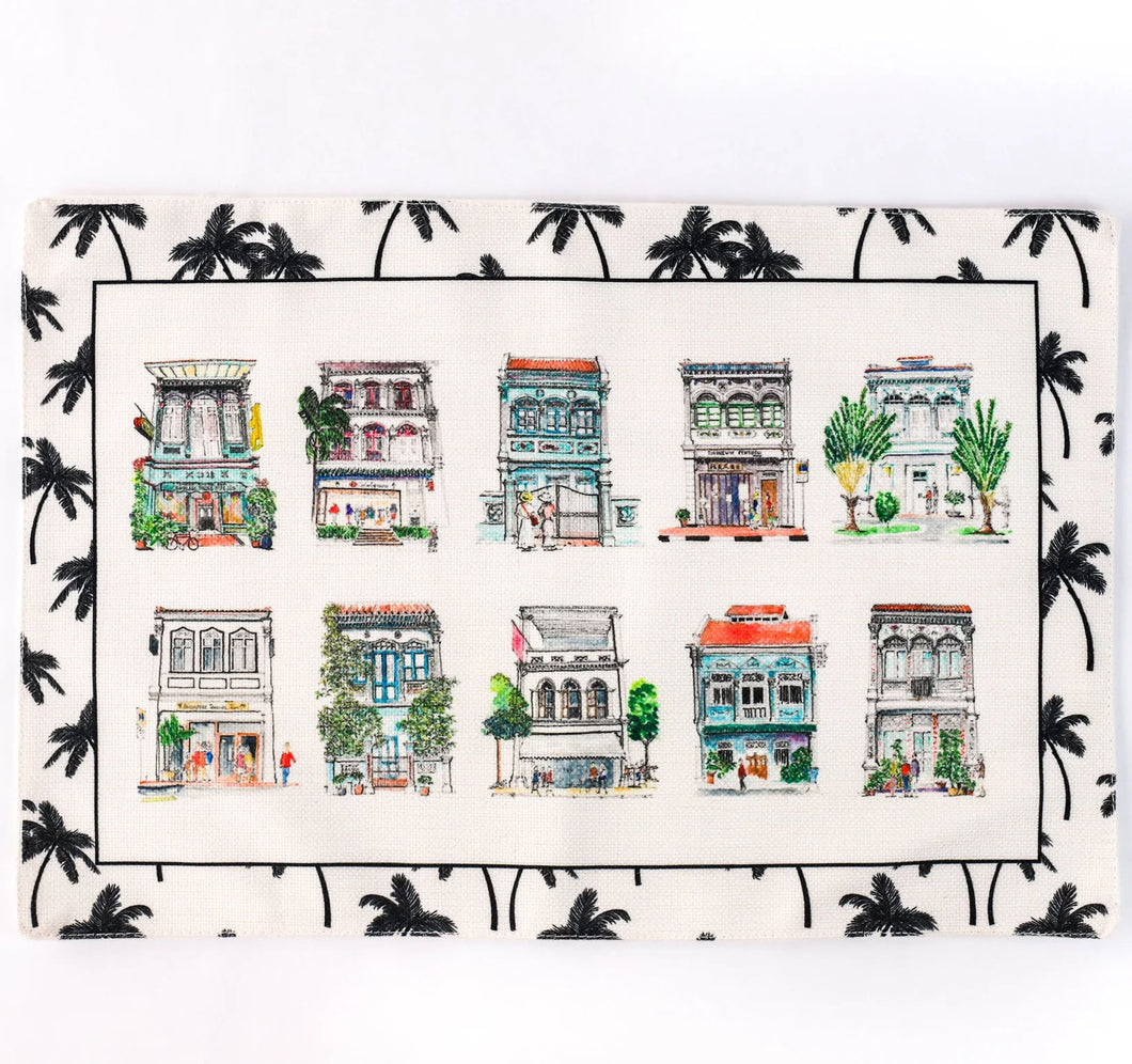 Turquoise Shophouse Placemats