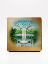Load image into Gallery viewer, Singapore Icons Individual Coaster with Cork Base
