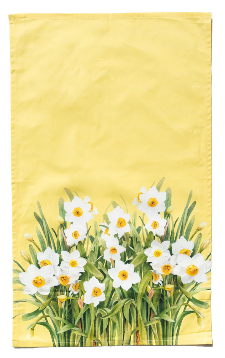 Narcissus Daffodils Tea Towel