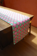 Load image into Gallery viewer, Peranakan Tile Table Runner in Plum Blossom
