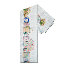 Load image into Gallery viewer, Peranakan Porcelain &amp; Chinese Floral Table Runner (Double-Sided)
