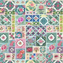 Load image into Gallery viewer, Peranakan Tile &amp; Peranakan Teapot with Frame Table Runner (Double-Side)
