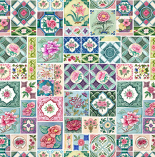 Load image into Gallery viewer, Peranakan Tiles Pouch
