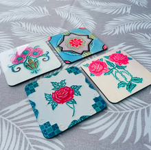 Load image into Gallery viewer, Peranakan Tile Motifs Coaster Set
