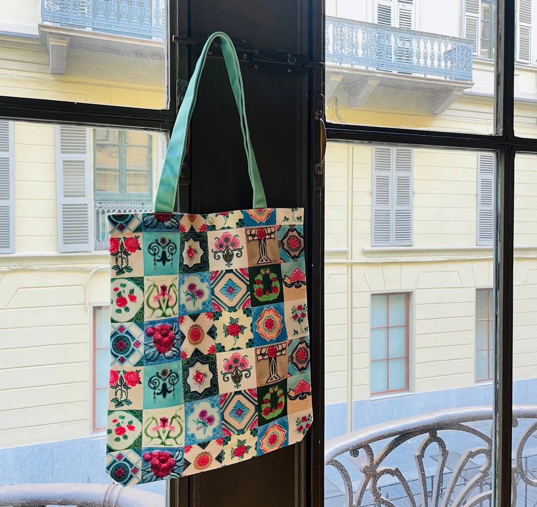 Barang Barang Peranakan Tiles Tote