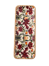 Load image into Gallery viewer, Crimson Botanica Rectangular Serving Platter
