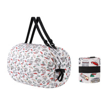 Load image into Gallery viewer, Instantly foldable shopper bags with zip

