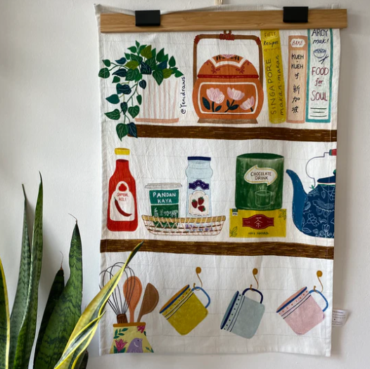 Tea towel - Shelfie