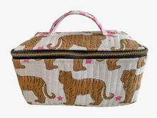 Load image into Gallery viewer, Tiger Star Pink Cosmetic Bags and Pouch
