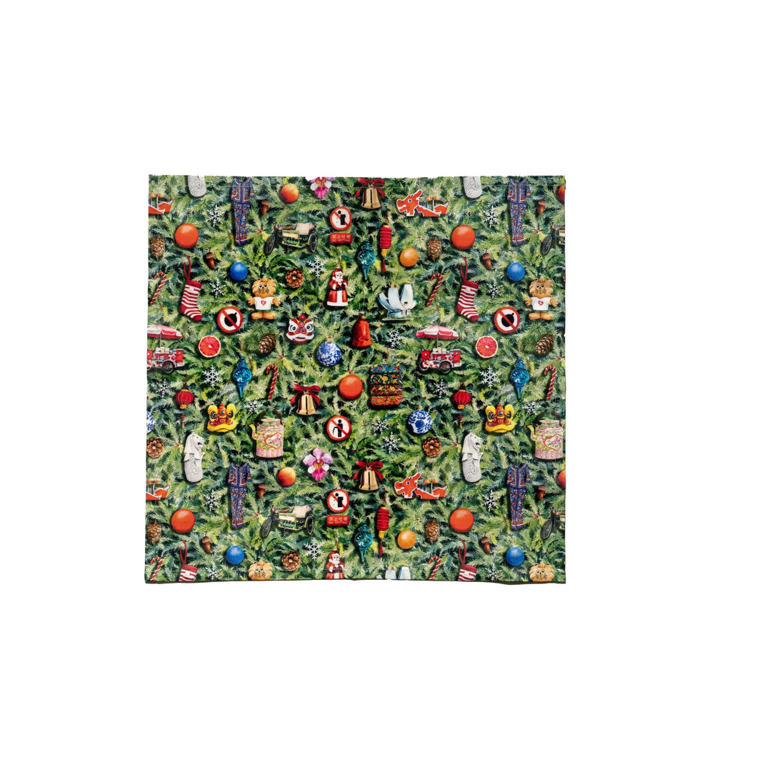 Set of 2 Singapore Christmas Napkins