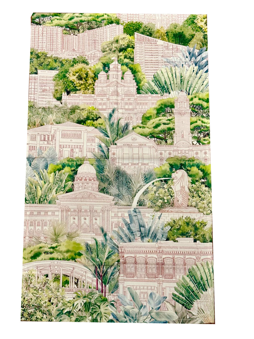 Tea towel - Garden City