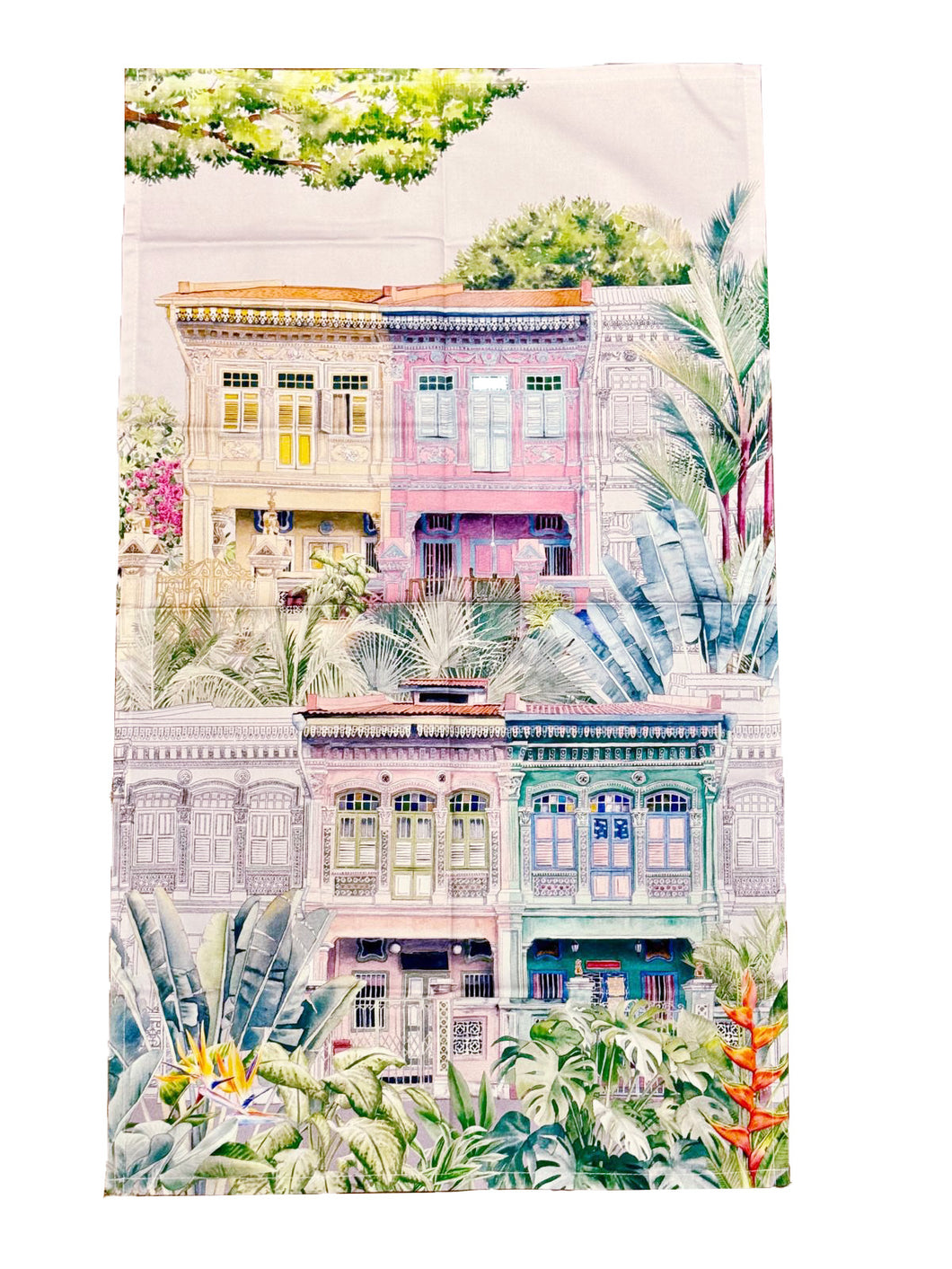 Tea towel - Peranakan Shophouses