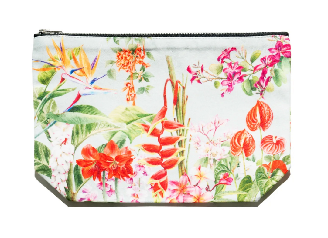 Tropical Flowers Pouch – Suterwala's