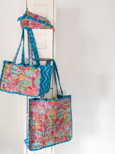 Load image into Gallery viewer, Tropical Pink Reversible Tote Bag
