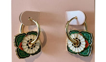 Load image into Gallery viewer, Peranakan Hoop Earrings
