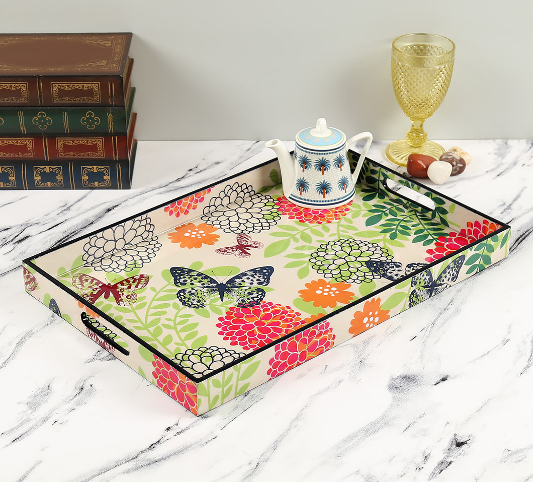 Monarch's Cadence Rectangle Serving Tray