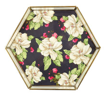 Load image into Gallery viewer, White Rose Allure Hexagon Serving Tray
