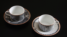 Load image into Gallery viewer, Toile De Korhogo - Tea cup &amp; Saucer K3
