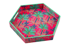 Load image into Gallery viewer, Royal Palm Hexagon Serving Tray
