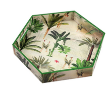 Load image into Gallery viewer, Heron&#39;s Garden Hexagon Serving Tray
