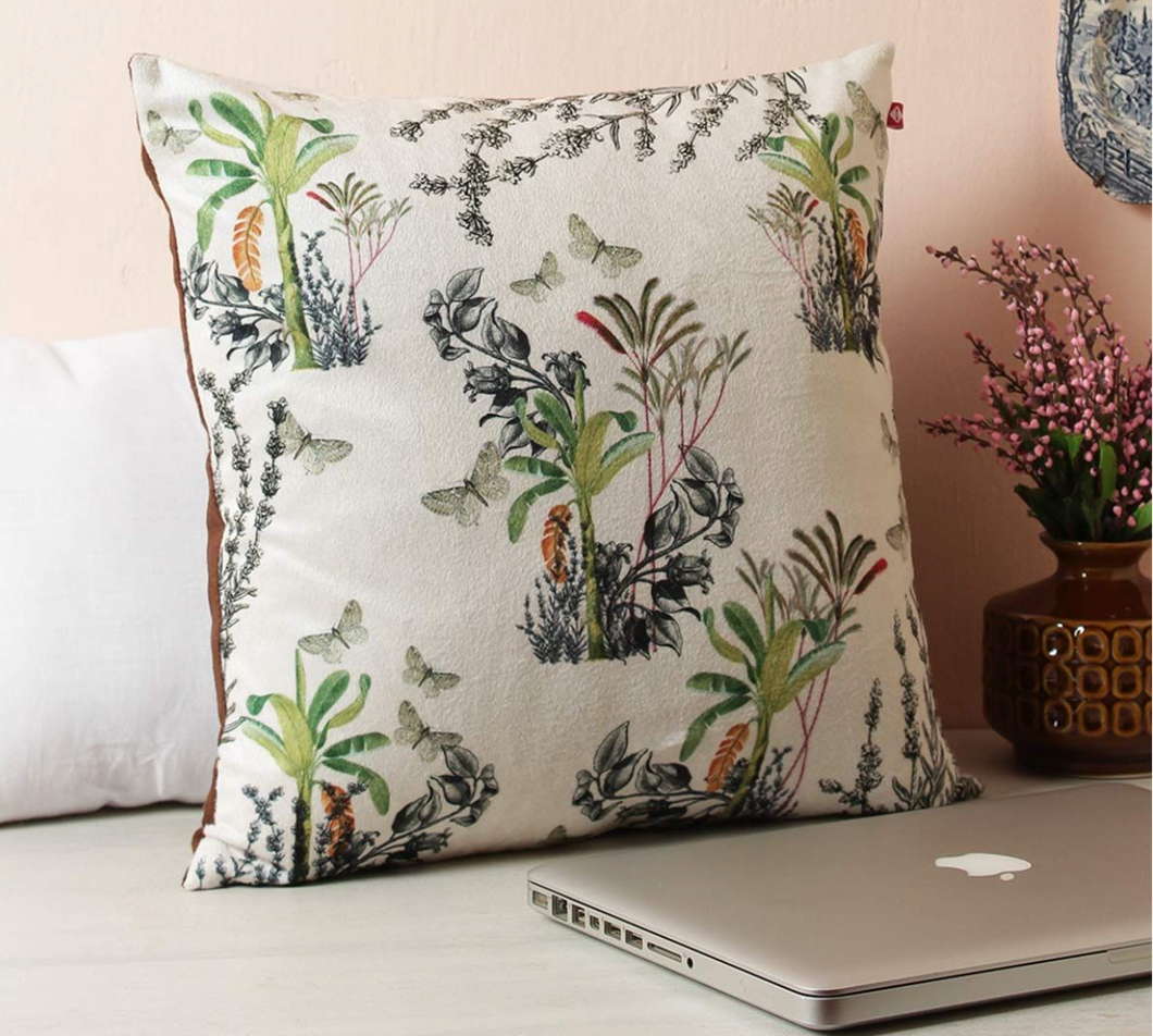 Desert Plants Blended Velvet Cushion Cover 18